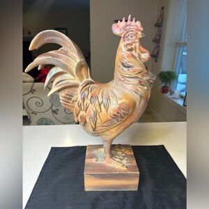 🔥🔥🔥Large Rustic Rooster Figurine